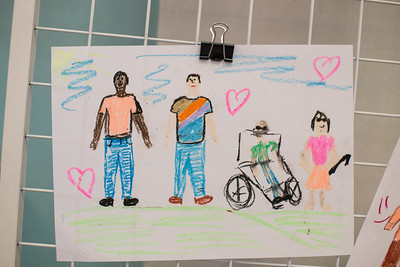 A drawing that is an example of inclusion.