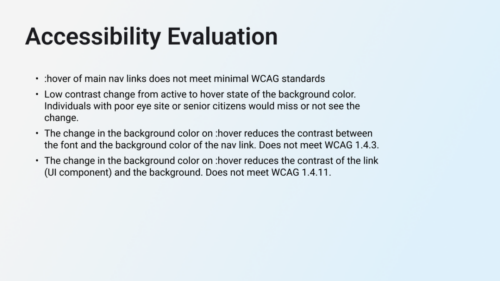 Accessibility-Evaluation