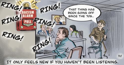 Trump's Racism Alarm has been ringing non-stop since the 70s...